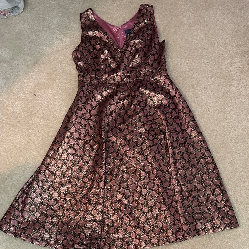 Modcloth Polka Dot Midi Dress - Picture 5 of 10